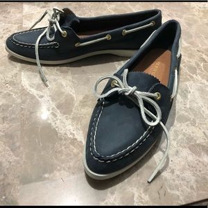 Authentic Sperry Top Sider Women’s Navy Boat Shoes